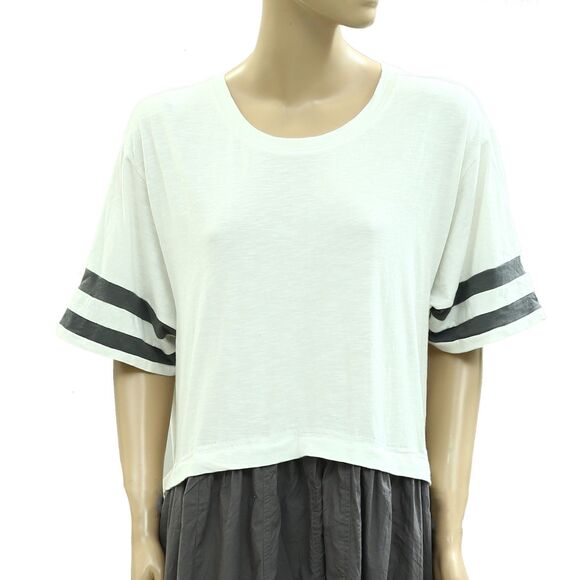 Daily Practice Anthropologie Striped Print Maxi Shirt Dress Ivory S New 285388 - Picture 7 of 9